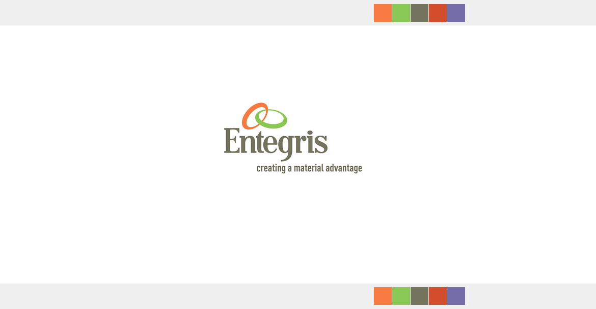 Old red and green Entegris logo